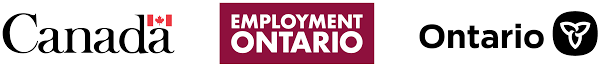 Logo of Canada, Employment Ontario, and government of Ontario.