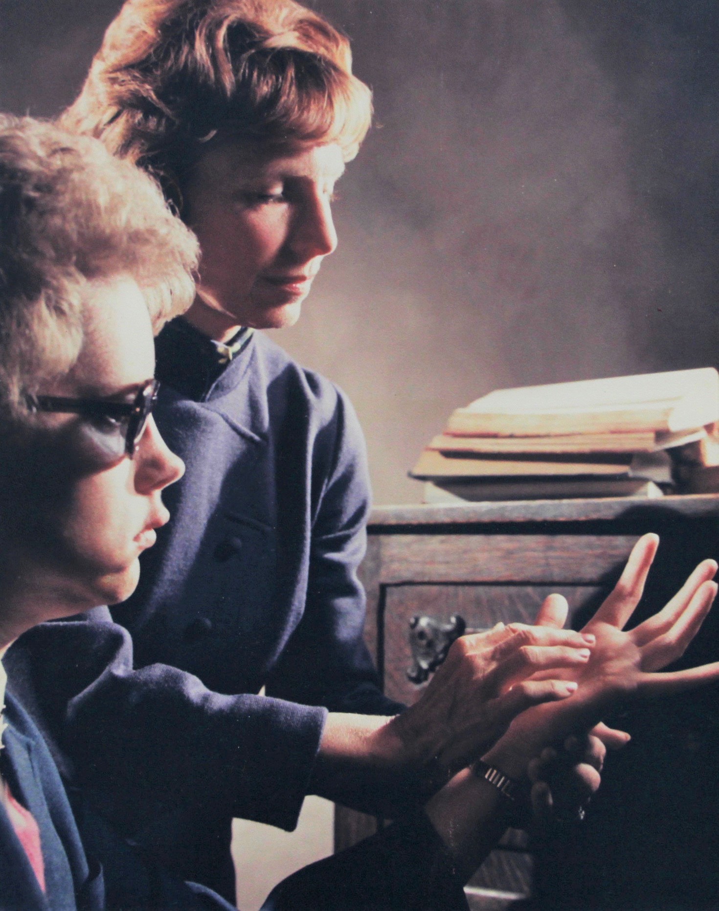 Mae Brown (left) and her intervenor, Joan McTavish (right)  