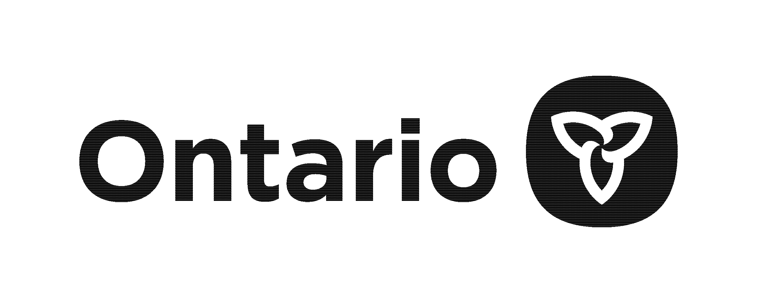 Black and White logo fo Government Ontario